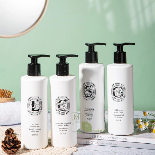 DIPTYQUE L'ART DU SOIN Shampoo & Conditioner & Shower Gel & Body Lotion 290ML